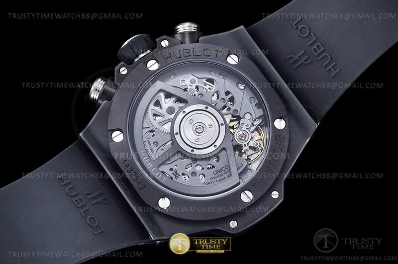 HUB0465 - Big Bang Unico 42mm Cer CER/RU Blk Ske BBF A1280