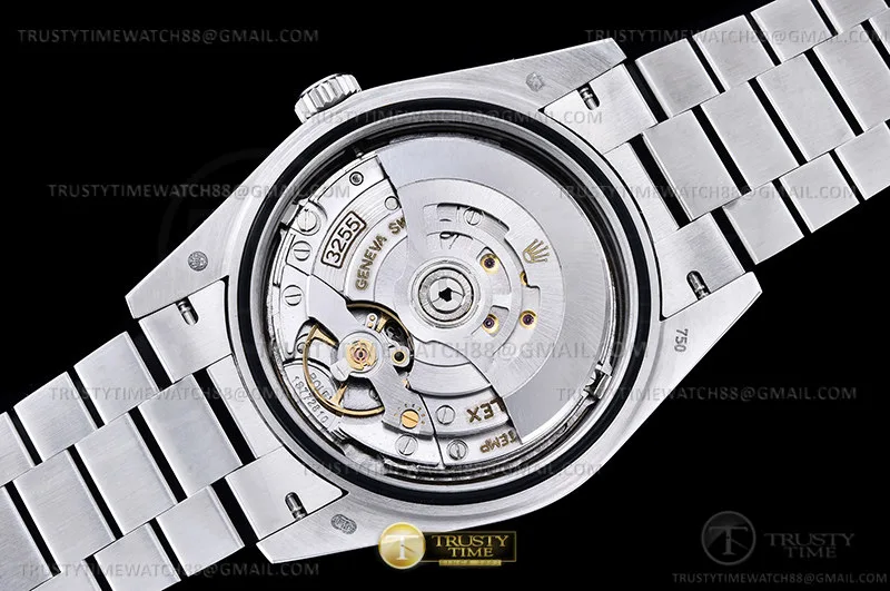 RDD0289B - DayDate 40mm 904L Flt SS/SS L-Blue/Stk GMF VR3255