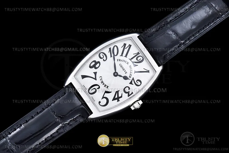 FM194 - FM CINTRÉE CURVEX 2852 QZ Blk SS/LE Wht/Num AF Qtz
