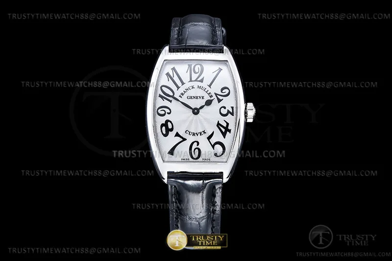 FM194 - FM CINTRÉE CURVEX 2852 QZ Blk SS/LE Wht/Num AF Qtz