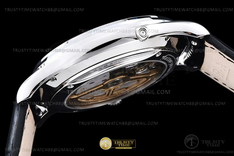 JL208B - Master Ultra Thin Moonphase SS/LE Black APSF A925