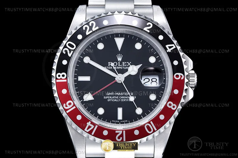 ROLGMT0312C - GMT II 16710 Coke SS/SS Blk BPF VR3186 CHS