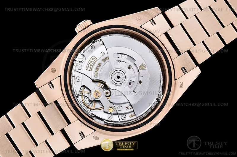 RDD0298G - DayDate 40mm 904L Flt RG/RG M-Wht/Dia GMF VR3255