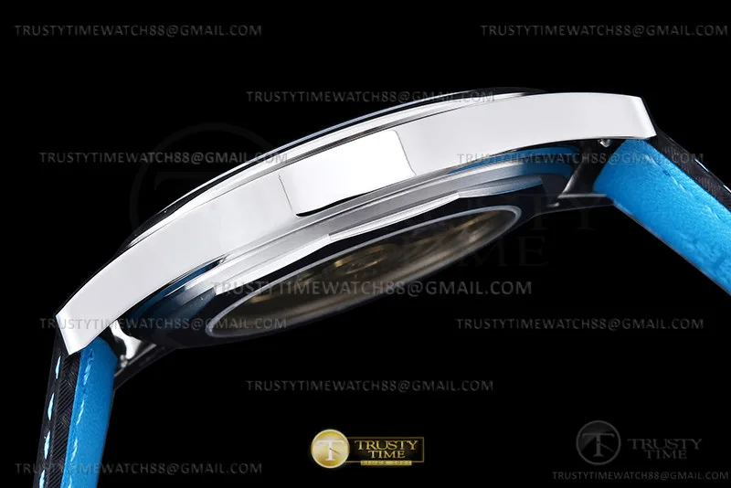 PP0496C - Calatrava 6007A SS/LE Blk/Blue PPF MY9015 Mod