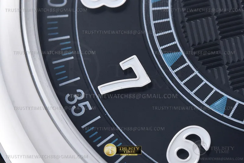 PP0496C - Calatrava 6007A SS/LE Blk/Blue PPF MY9015 Mod