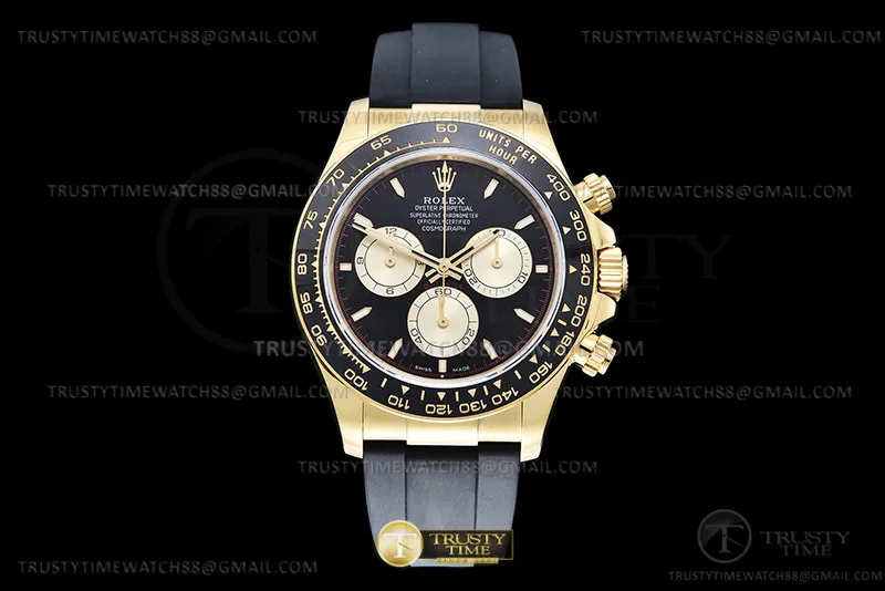 ROLDYT0481A - Daytona 126518 YG/RU Blk/Gold 904L QF V5 SH4131