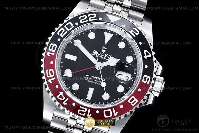 ROLGMT0317B - GMT II 126710 Jub 904L Coke SS/SS Blk ARF SH3285
