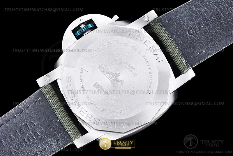 PN1287TNY - Submersible QuarantaQuattro 44mm SS/NY Grn TTF P900