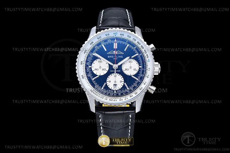 BSW0522B - Navitimer B01 Chrono 43mm SS/LE Blu/Wht OXF A7750