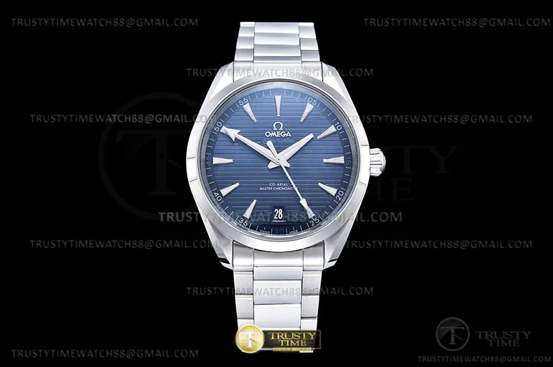 OMG0863B - Aqua Terra 41mm SS/SS Blue Teak/Blue JVS A8900