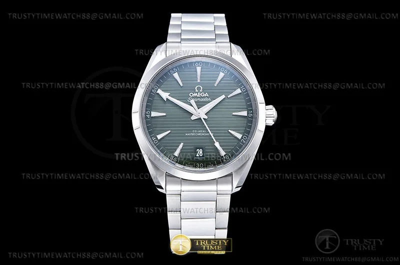 OMG0863C - Aqua Terra 41mm SS/SS Green Teak JVS A8900