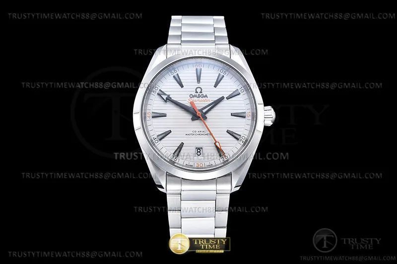 OMG0863F - Aqua Terra 41mm SS/SS blanc Teak JVS A8900