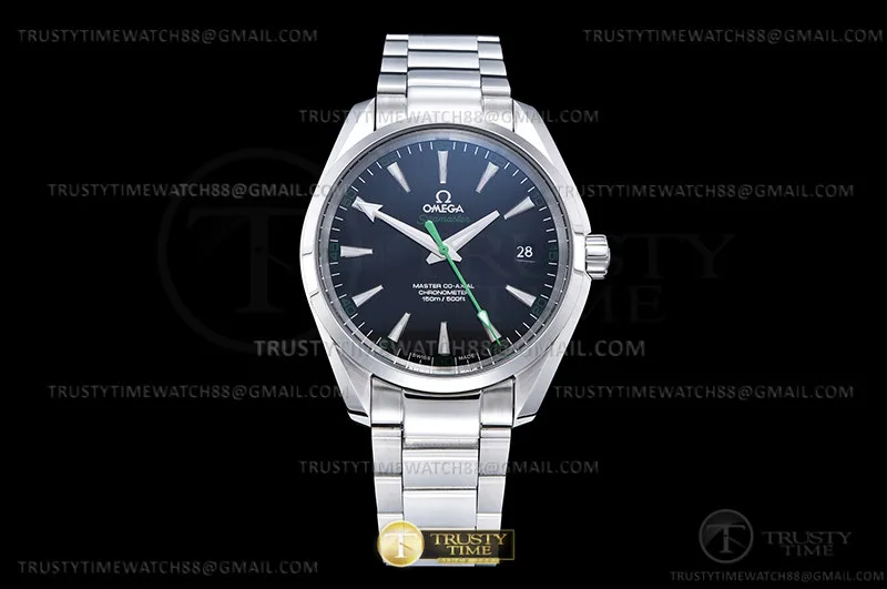 OMG0865F - Aqua Terra 2015 41mm SS/SS Blk/Stk JVS A8508