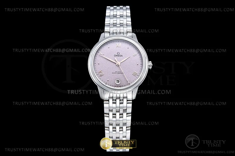 OMG0870A - De Ville Prestige 34mm SS/SS Rose-G VSF A8800