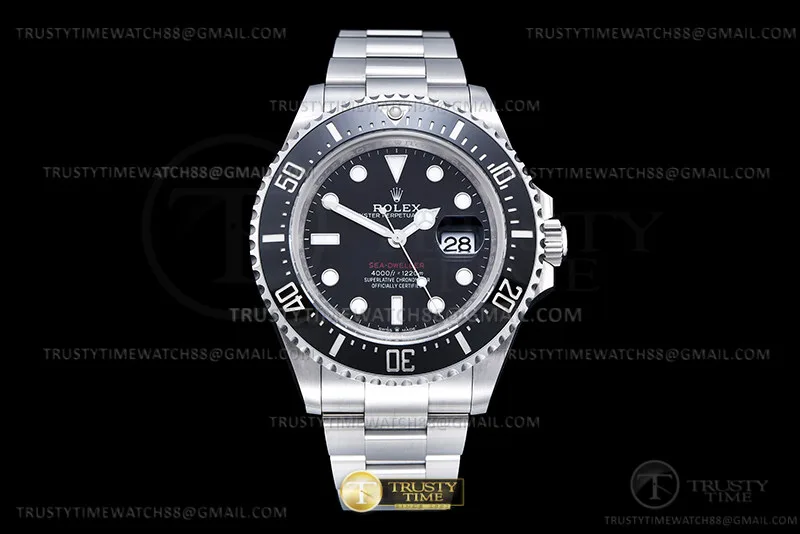 ROLSD0132 - Seadweller 126600 43mm 904L SS/SS Blk Clean VR3235