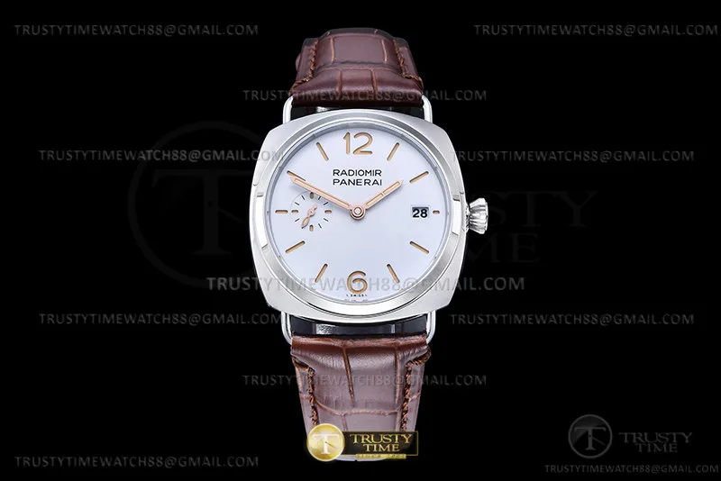 PN1292TLE - PAM1292 Radiomir 40mm SS/LE Wht TTF A7750