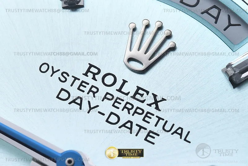 RDD0311M - DayDate 40mm 904L Flt SS/SS I-Blue/Dia GMF A2836