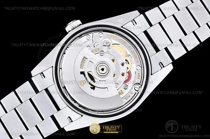 RDD0320A - DayDate 36mm Wt 904L Flt SS/SS Grey/Dia QF VR3255
