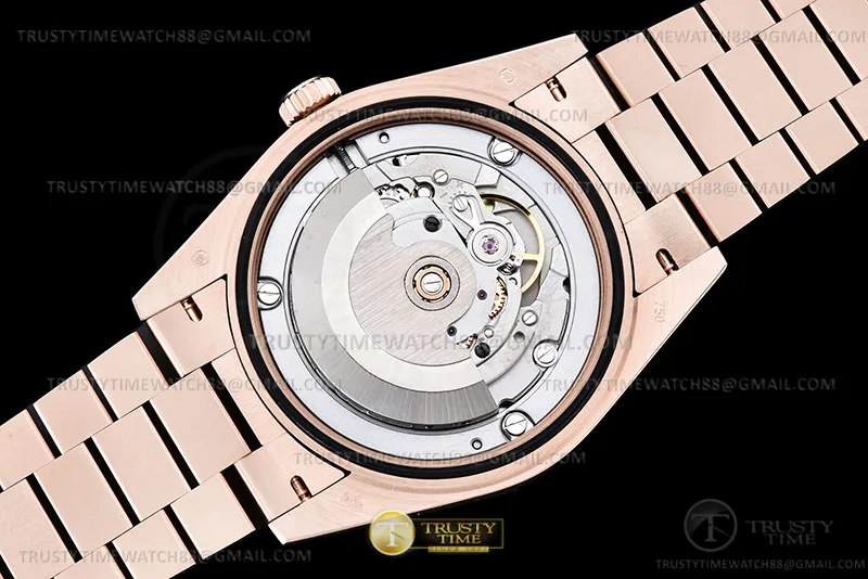RDD0323J - DayDate 40mm 904L Flt RG/RG Grn/Rm/Stk GMF A2836
