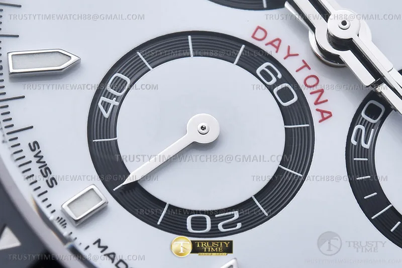 ROLDYT0516A - Daytona 126500 904L SS/SS White/Stk ZF SH4131