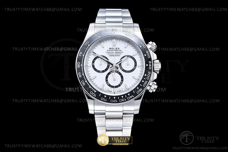 ROLDYT0516A - Daytona 126500 904L SS/SS blanco/Stk ZF SH4131