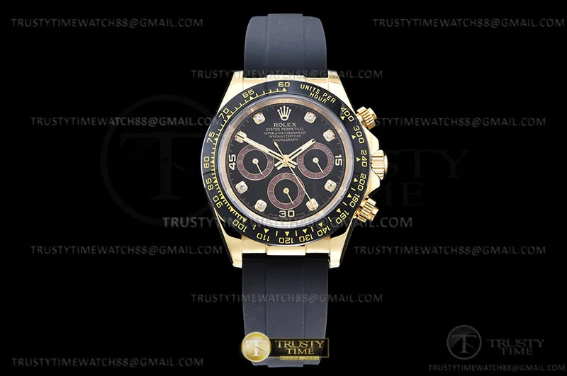 ROLDYT0534B - Daytona 126518 CER YG/RU Blk/Dia GDF A3836