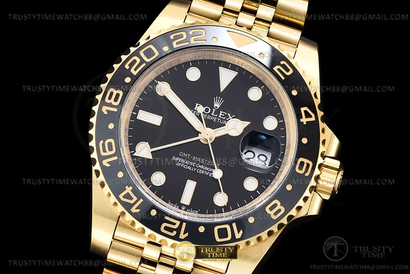 ROLGMT0324 - GMT II 126718GRNR 904 Jub Wt YG/YG GOLD SH3285 CHS