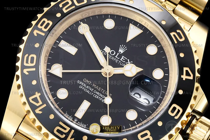 ROLGMT0324 - GMT II 126718GRNR 904 Jub Wt YG/YG GOLD SH3285 CHS