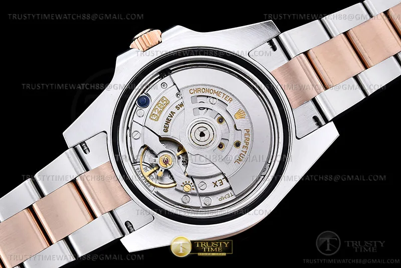 ROLGMT0325 - GMT II 126711 904L Wt RG/SS Blk ARF SH3285 CHS