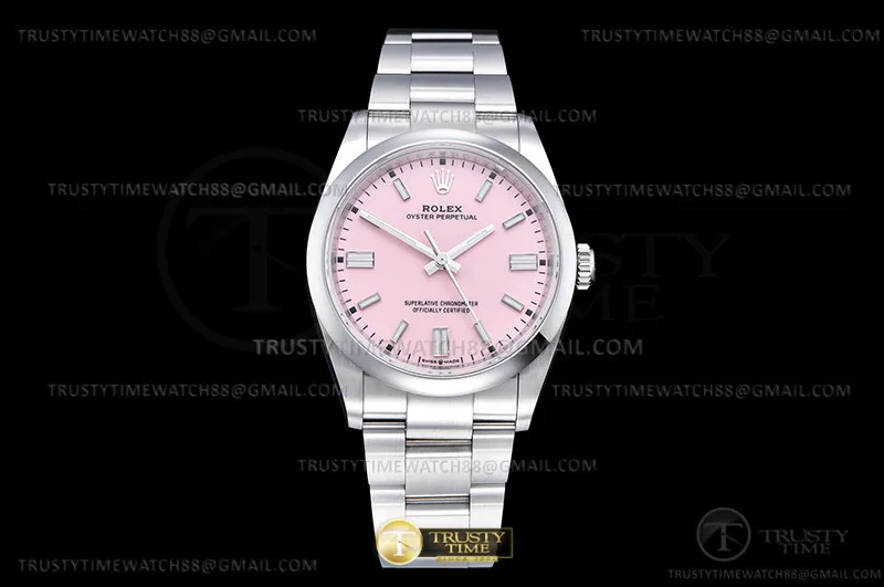 ROYP041B - Oyster Pert 36mm 904 126000 SS/SS Pink VSF V2 VS3230