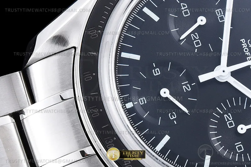 OMG0873 - SpeedMaster MoonWatch Pro SS/SS Blk OMF ST-19