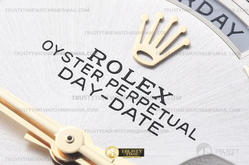RDD0329E - DayDate 36mm 904L Flt YG/YG Silv/Rm GMF VR3255