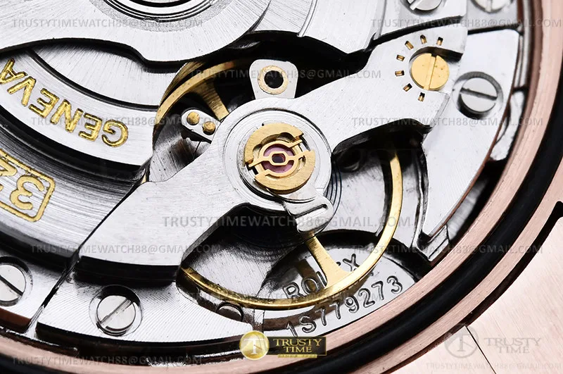 RDD0330C - DayDate 36mm Wt 904L Flt RG/RG Brn/Rm Stk QF VR3255