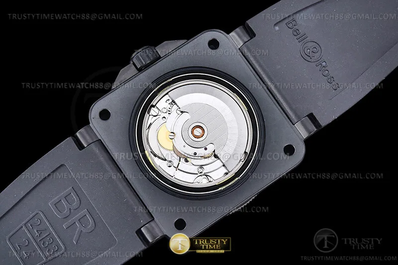 BR142B - Bell Ross BR03-92 Diver 42mm DLC/RU Lume WMF A2824