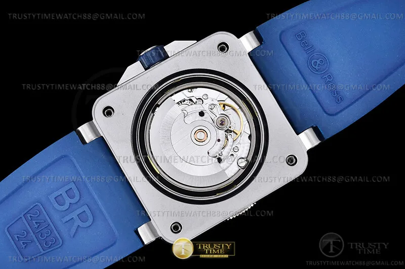 BR143B - Bell Ross BR03-92 Diver 42mm SS/RU Blue WMF A2824