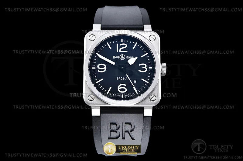 BR145 - Bell Ross BR03-A Diver 42mm SS/RU Blk WMF MY9015