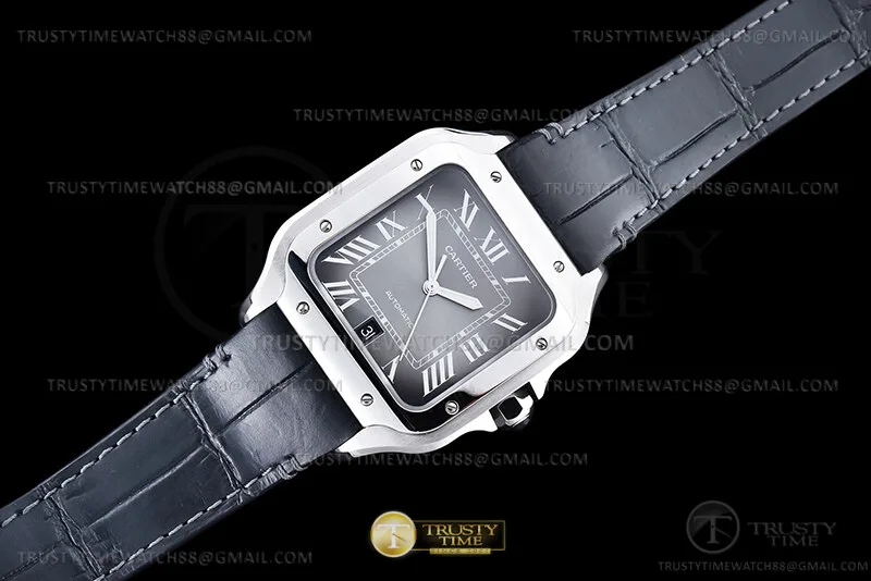 CAR0599D - Santos De Cartier 2024 Mens XL SS/LE Grey AF MY9015