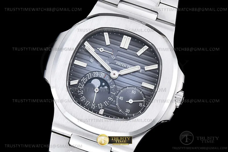 PP0513 - Nautilus Moon Phase 5712 SS/SS Blue PPF V4 A240
