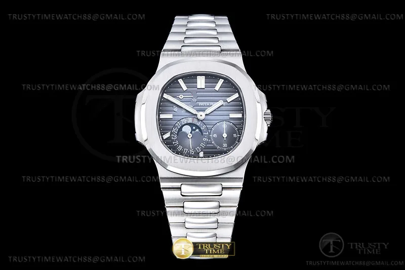 PP0513 - Nautilus Moon Phase 5712 SS/SS Azul PPF V4 A240