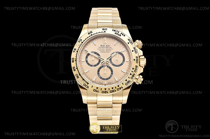 ROLDYT0600A - Daytona 126508 YG/YG Gold/Stk 904L Clean SH4131