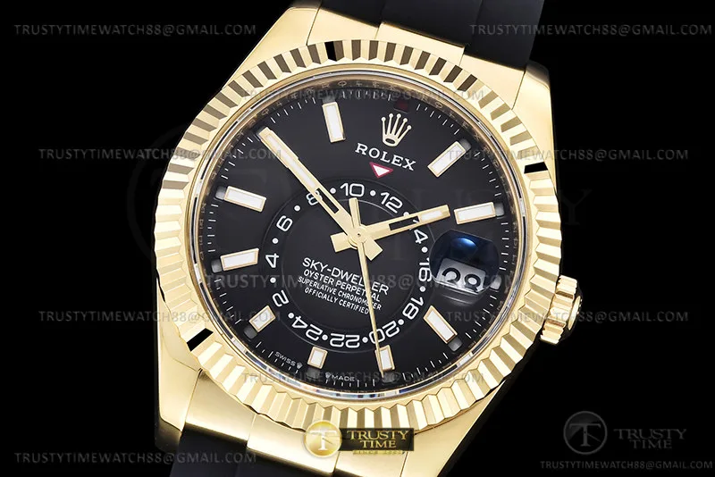 ROLSKD029B - Skydweller 336238 YG/RU Black ZF V2 Asia 2824