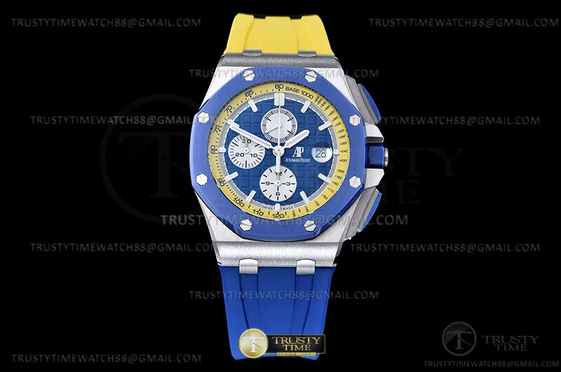 AP0889E - AP ROO 26400 CER SS/RU Blue/Ylw TKF A3126 Mod