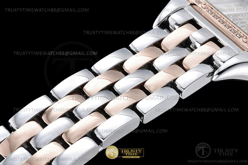 CAR0605 - Panthere 4023 22mm Dia RG/SS Diam AF Swiss Qtz