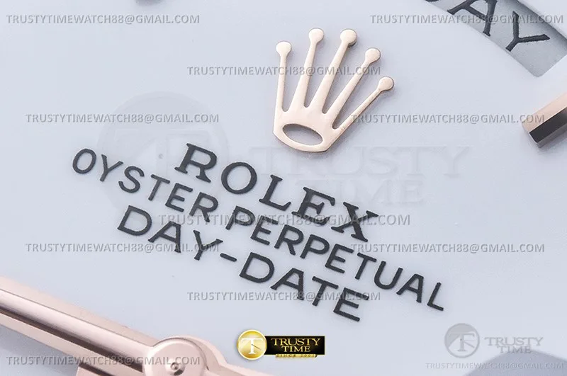 RDD0340C - DayDate 40mm 904L Flt Wt RG/RG Wht/Rm KF VR3255
