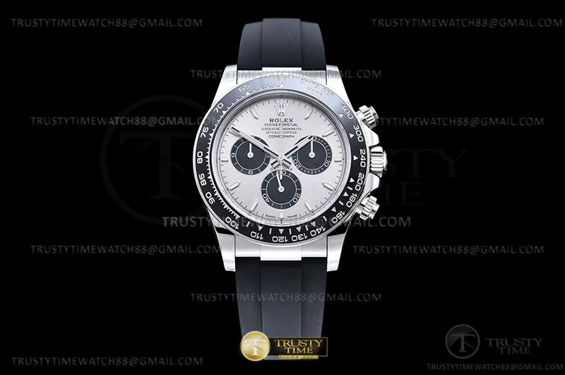 ROLDYT0612 - Daytona 126519LN 904L SS/RU Gry/Blk/Stk VSF DD4131
