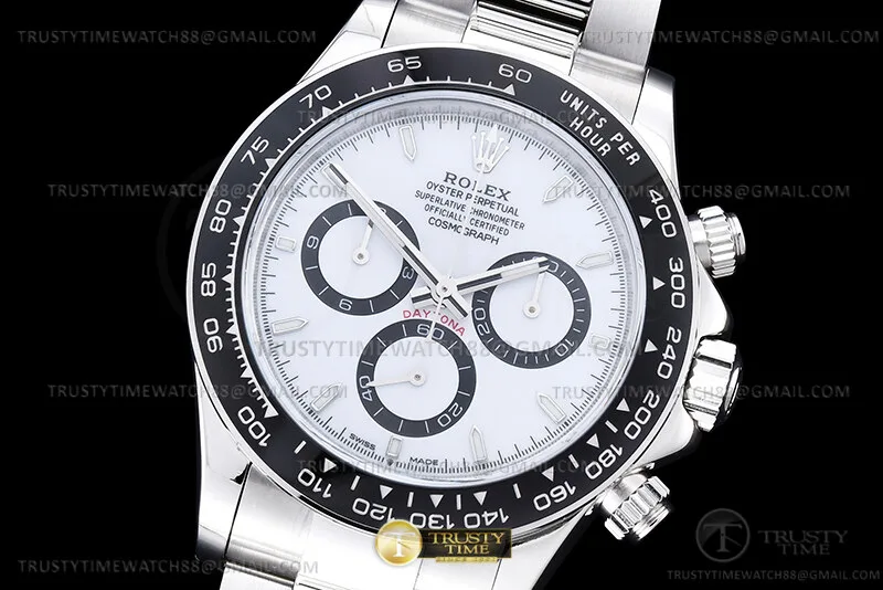 ROLDYT0619 - Daytona 126500LN SS/SS Wht/Stk 904L ESF SH4131