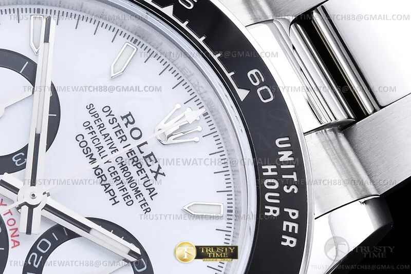 ROLDYT0619 - Daytona 126500LN SS/SS Wht/Stk 904L ESF SH4131