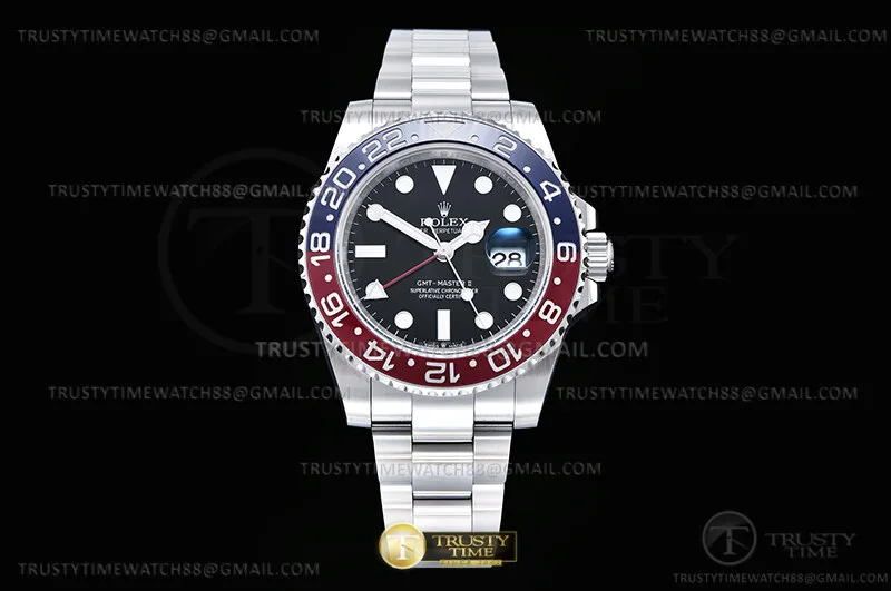 ROLGMT0336C - GMT II 126710BLRO Pepsi Oys SS/SS Blk EWE EWE3285