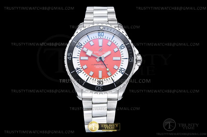BSW0525C - Superocean 44mm Blk SS/SS Red TF Asia 2824