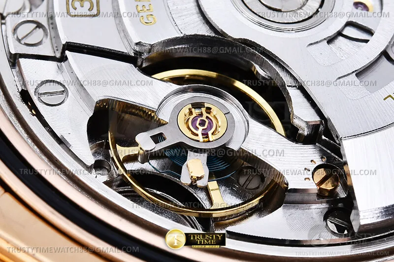 RDD0351G - DayDate 40mm Flt Wt RG/RG C-Brwn/Stk THB V3 SH3255